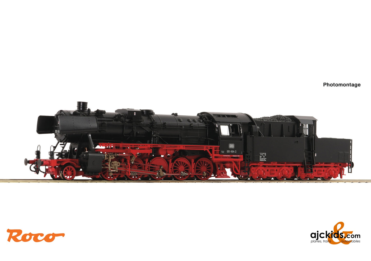 Roco 7110010 - Steam Locomotive 051 494- 3, DB, EAN: 9005033066307