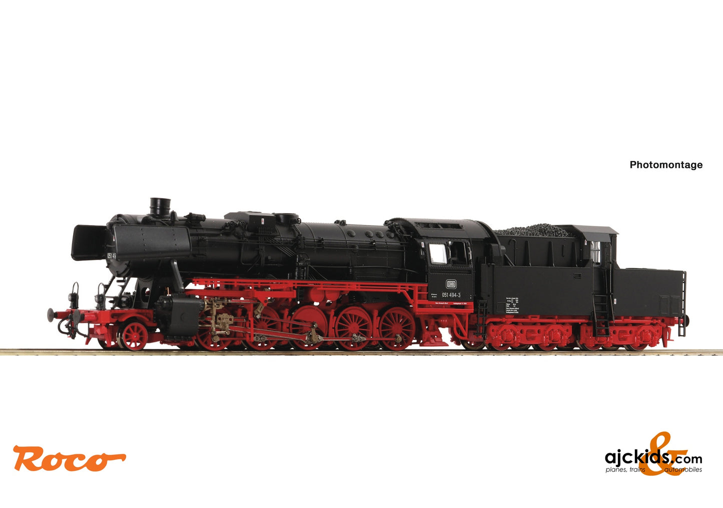 Roco 7120010 - Steam Locomotive 051 494- 3, DB, EAN: 9005033066314