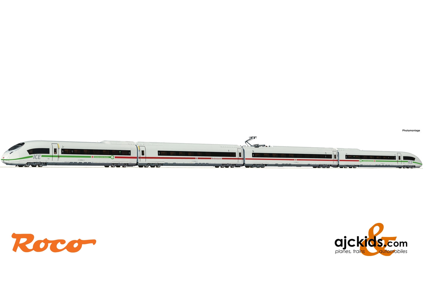 Roco 72095 - 4 piece electric multiple unit 407 008-2 “Velaro”