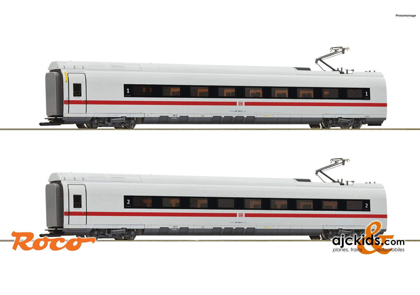 Roco 72096 - 2 piece set: Intermediate coaches class 407
