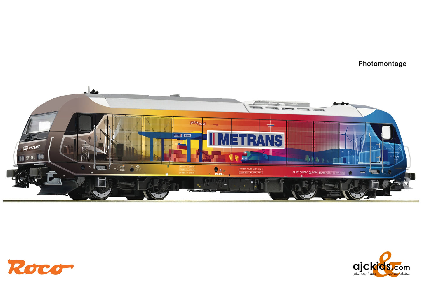 Roco 7300049 - Diesel Locomotive 761 102 -3, Metrans, EAN: 9005033068752