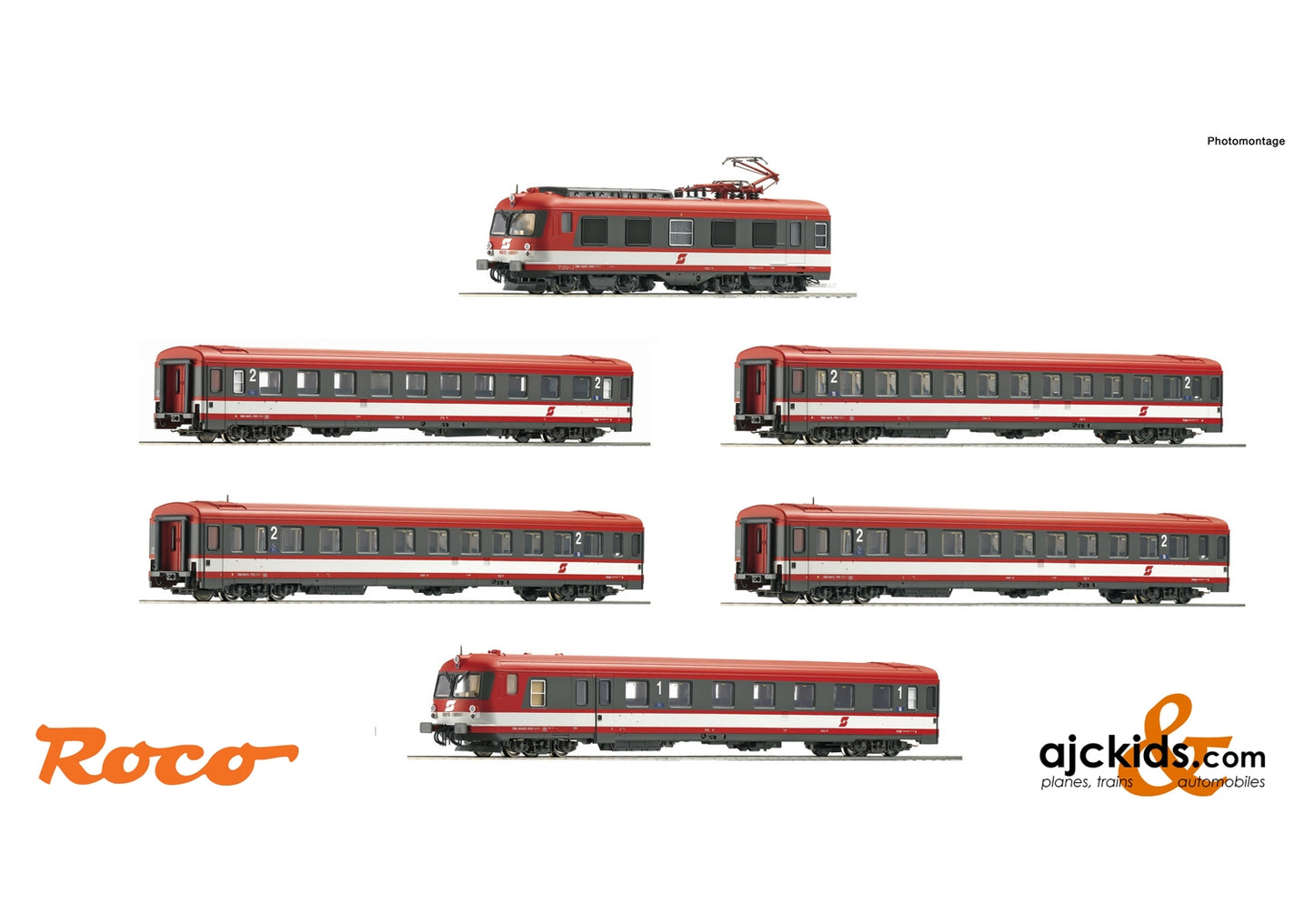Roco 73058 - 6 piece electric multiple unit 4010 007-5