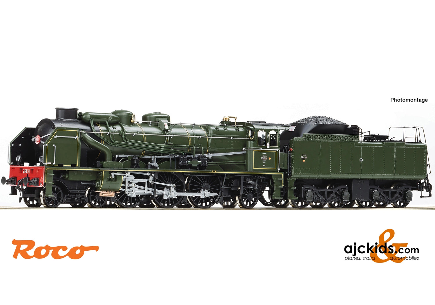 Locomotive Vapeur Roco 73078 231 E, SNCF – Époque III – échelle HO – Neuve