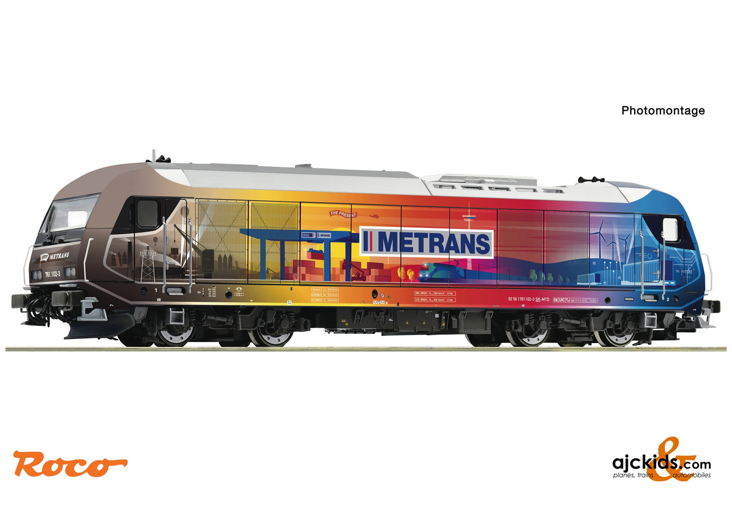 Roco 7310049 - Diesel Locomotive 761 102 -3, Metrans, EAN: 9005033068769