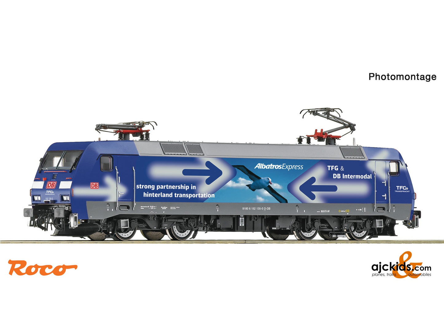 Roco 73169 -Electric locomotive class 152 "AlbatrosExpress", DB AG