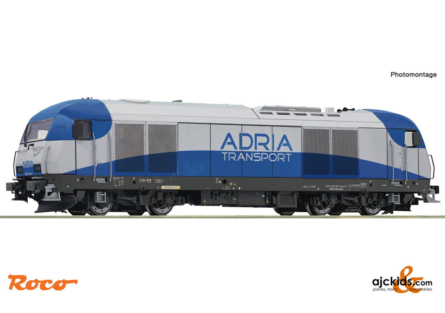 Roco 7320037 - Diesel Locomotive 2016 92 1-6, ADT, EAN: 9005033066345