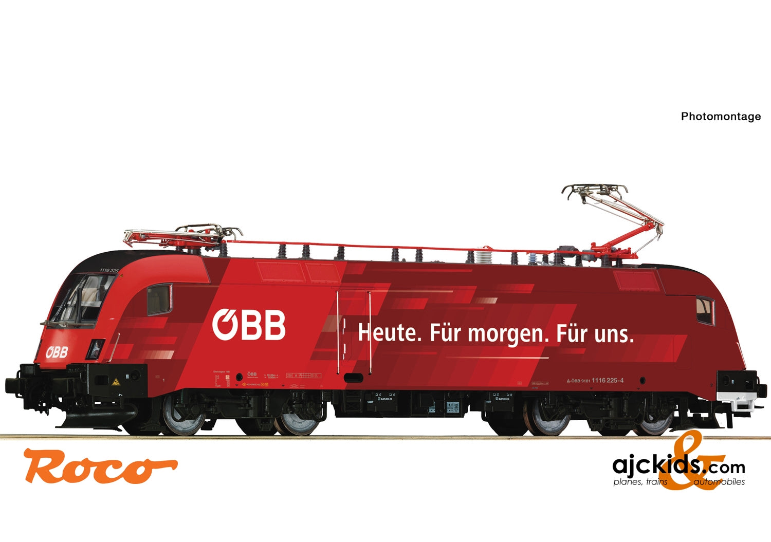 Roco 73266 - Electric locomotive 1116 225-4 at Ajckids.com