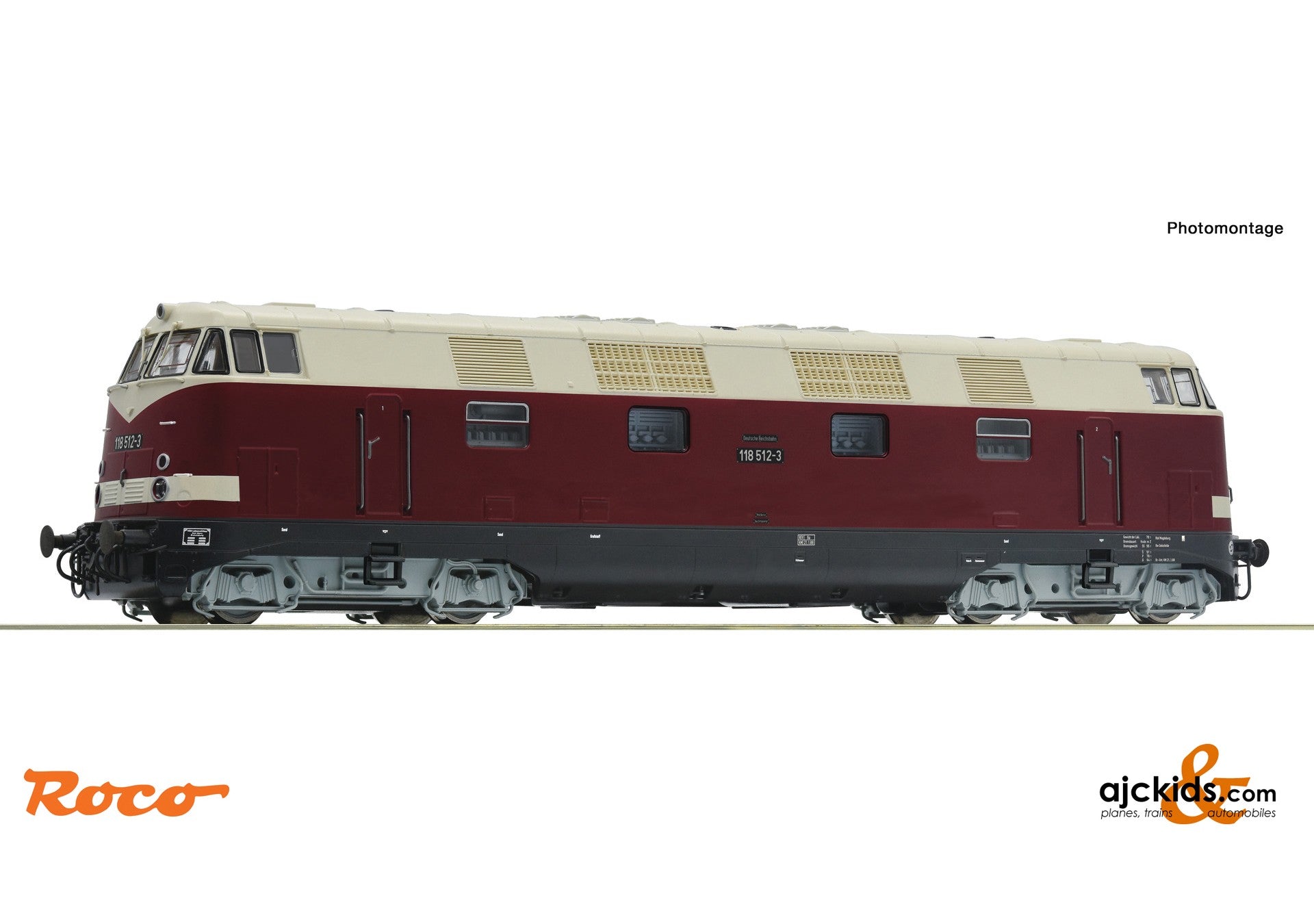 Roco 73896 - Diesel locomotive 118 512-3, DR at Ajckids.com
