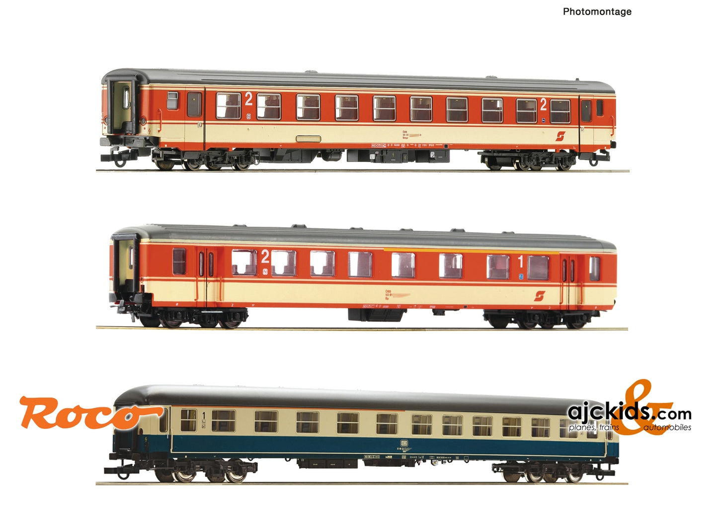 Roco 74051 - 3 piece set 1: Express train “E 712”