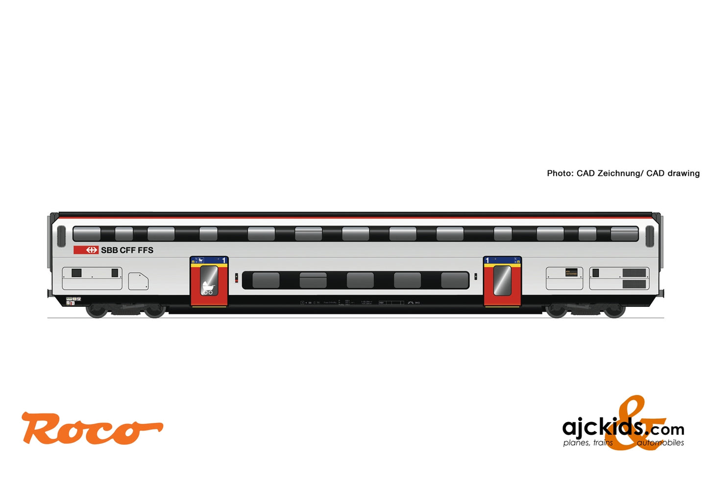 Roco 74493 - 1st class double deck coach