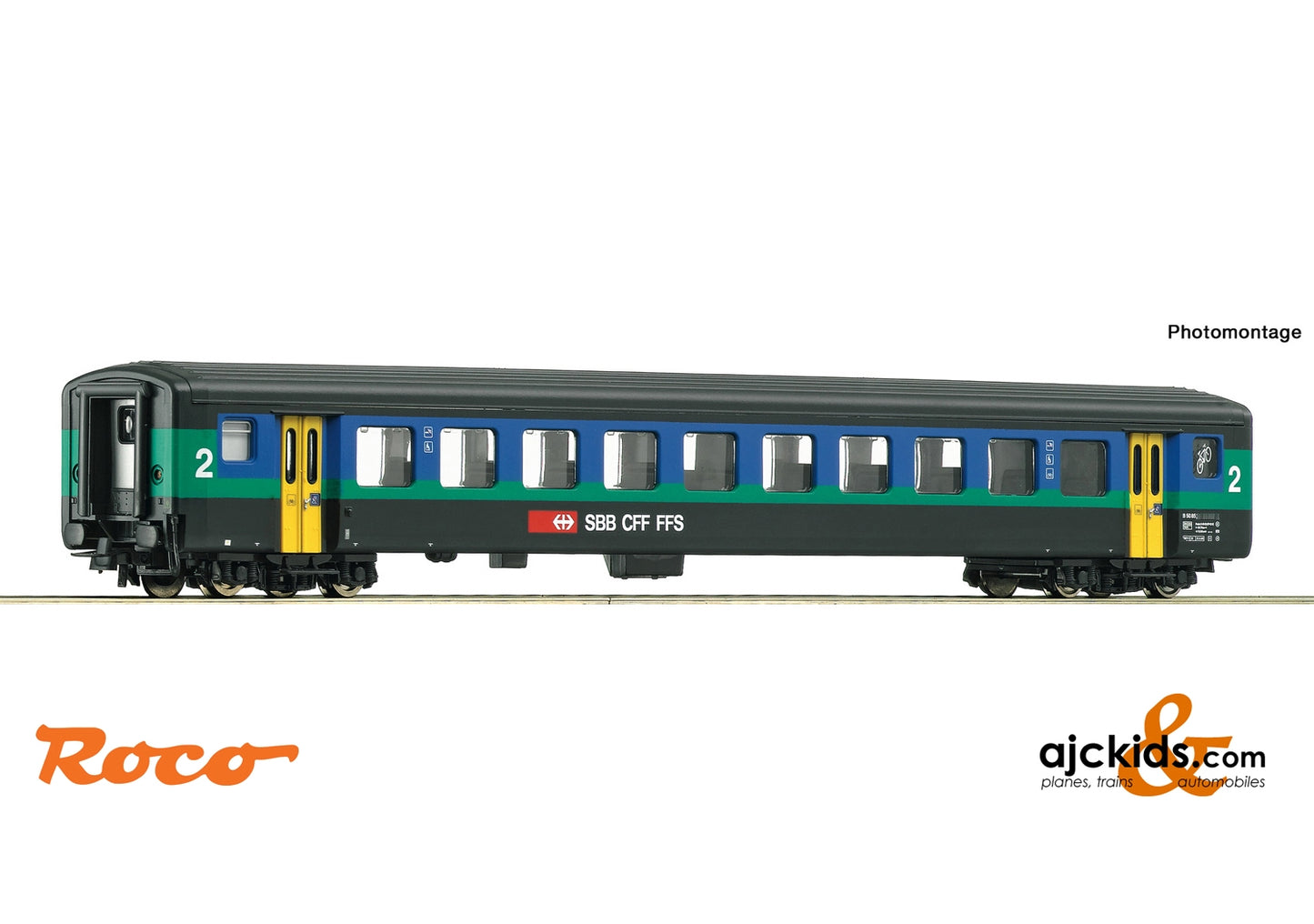 Roco 74566 - 2nd class passenger coach