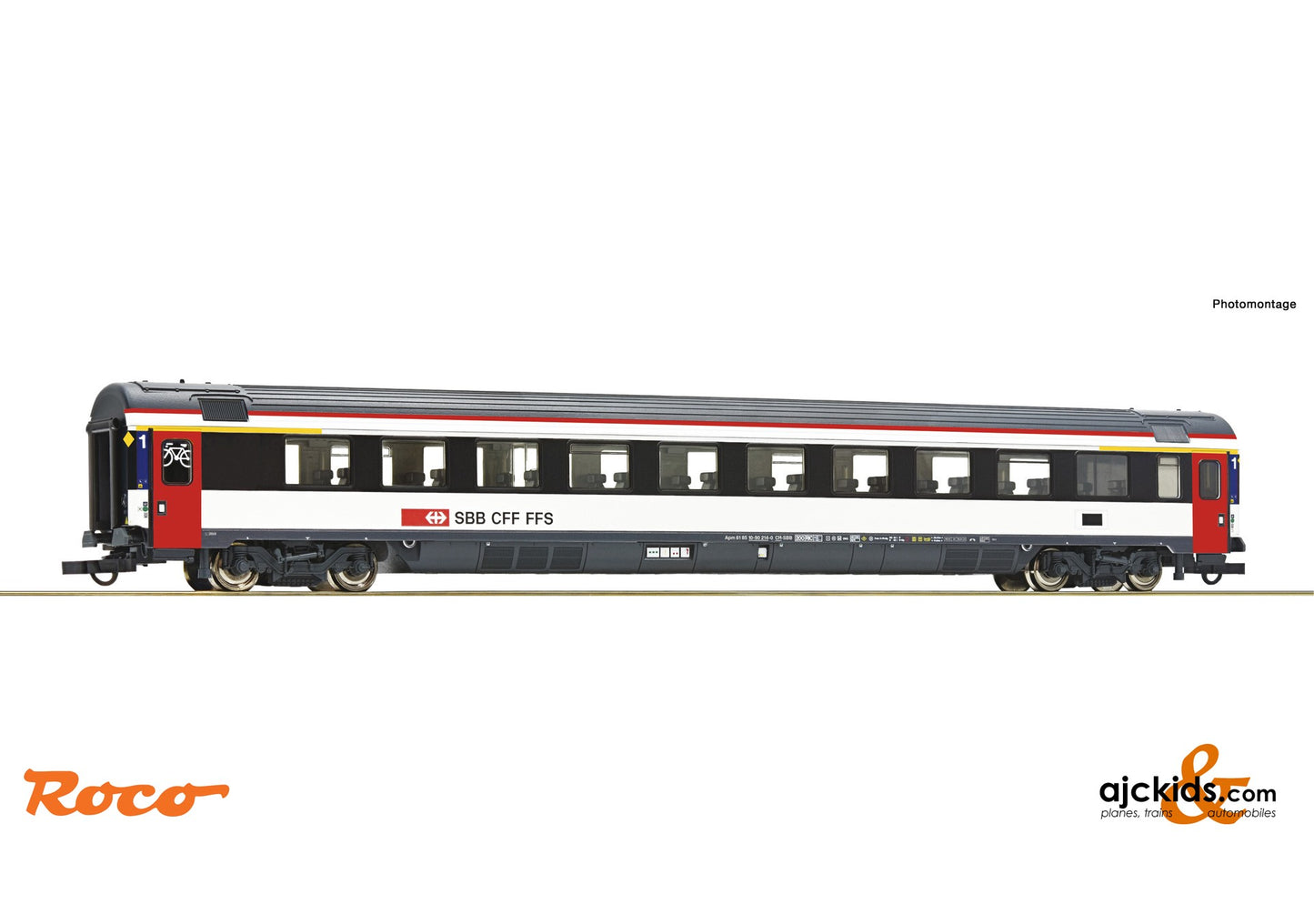 Roco 74634 -1st class EC coach, SBB