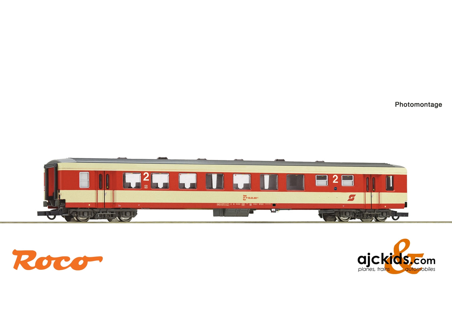 Roco 74696 - 2nd class “Schlieren” buffet coach