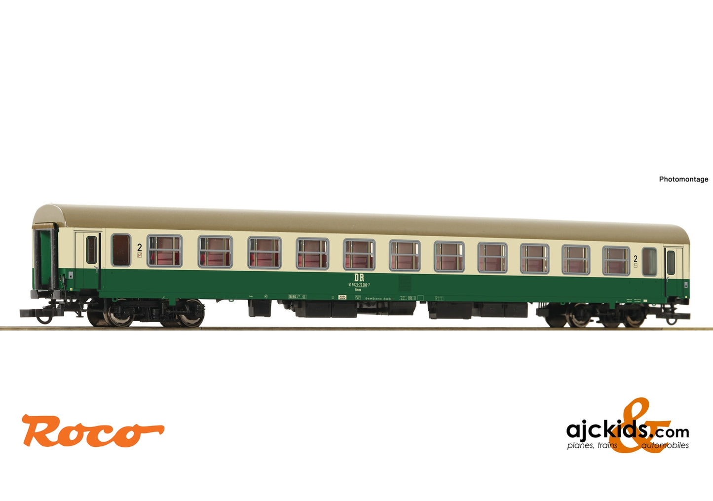 Roco 74817 - 2nd class fast train coach "Halberstädter"
