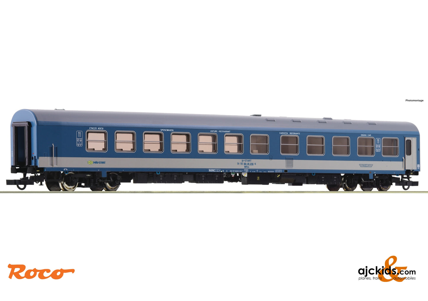 Roco 74824 - Dining coach, MAV-Start at Ajckids.com