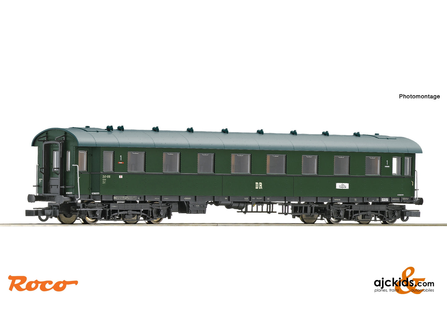 Roco 74860 - Standard express train coach 1st class, DR at Ajckids.com