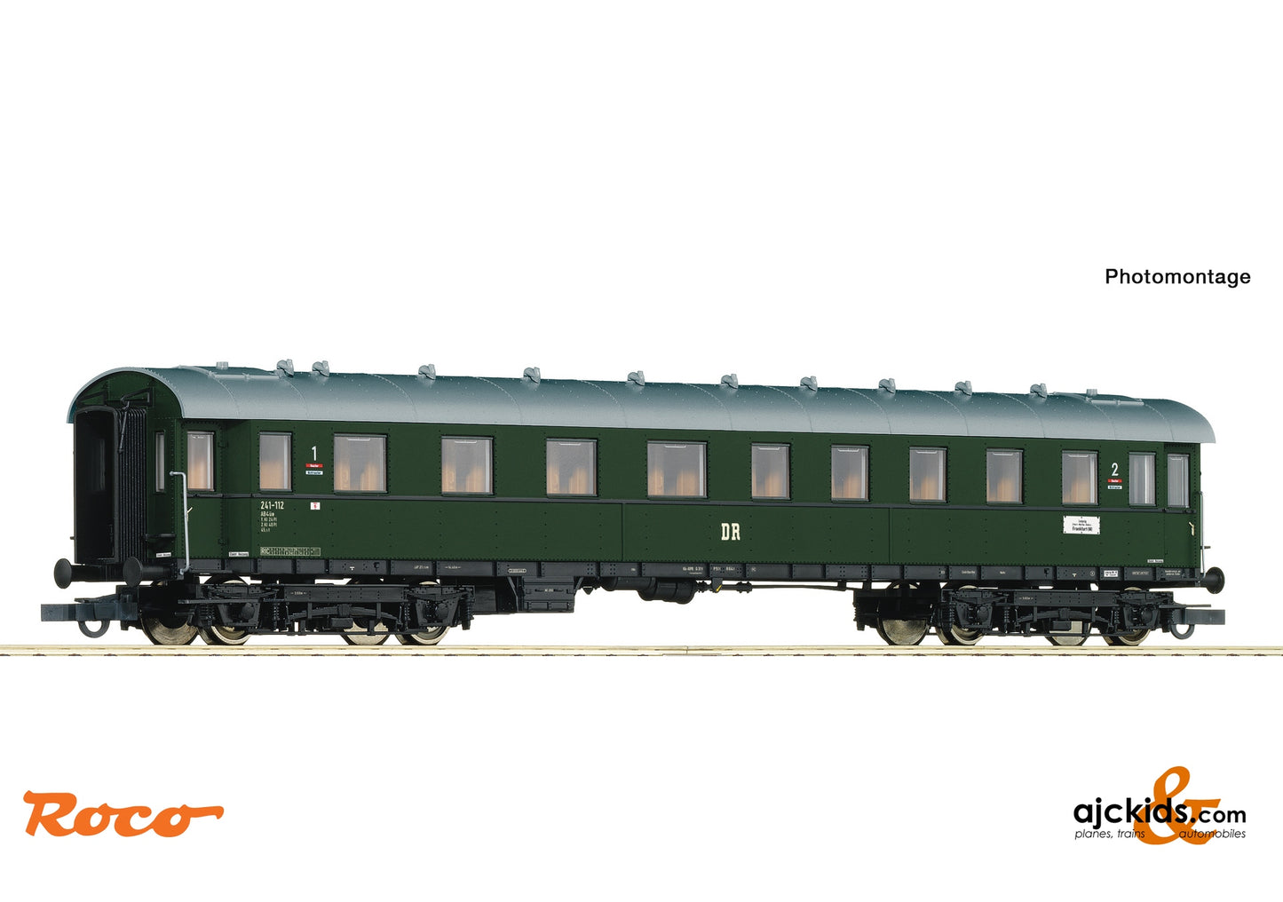 Roco 74861 - Standard express train coach 1st/2nd class, DR at Ajckids.com
