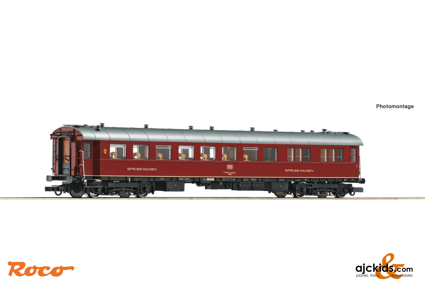 Roco 74869 - Dining coach, DB at Ajckids.com