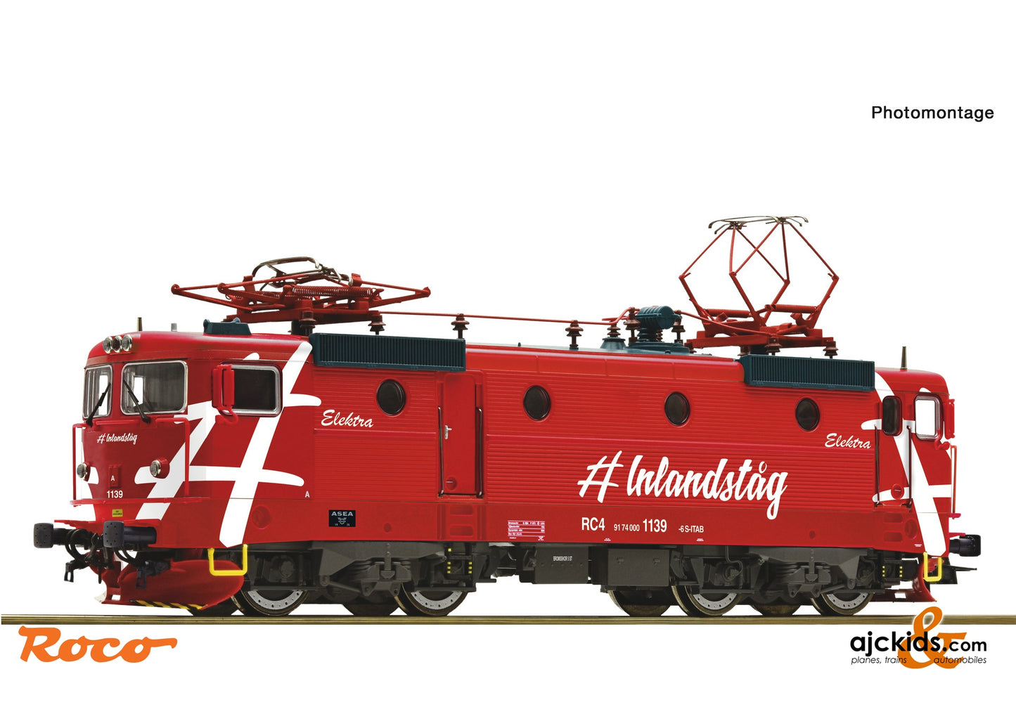 Roco 7500008 - Electric Locomotive RC4 1 139, ITAB, EAN: 9005033061487