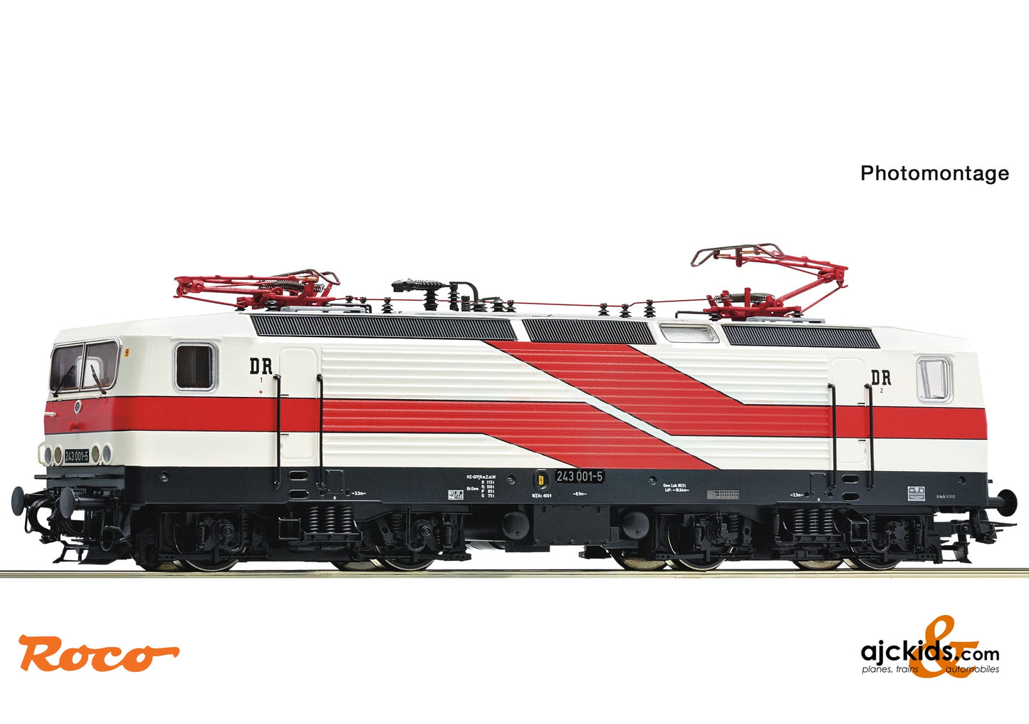 Roco 7500025 - Electric locomotive 243 001-5, DR at Ajckids.com