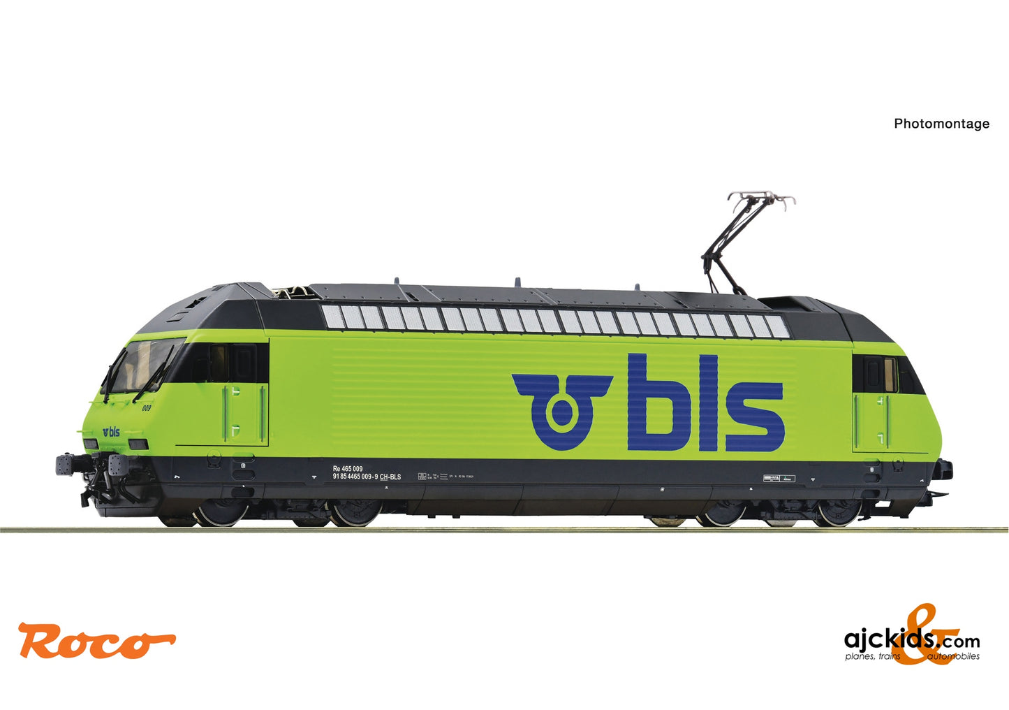 Roco 7500026 - Electric locomotive Re 465 009-9, BLS at Ajckids.com