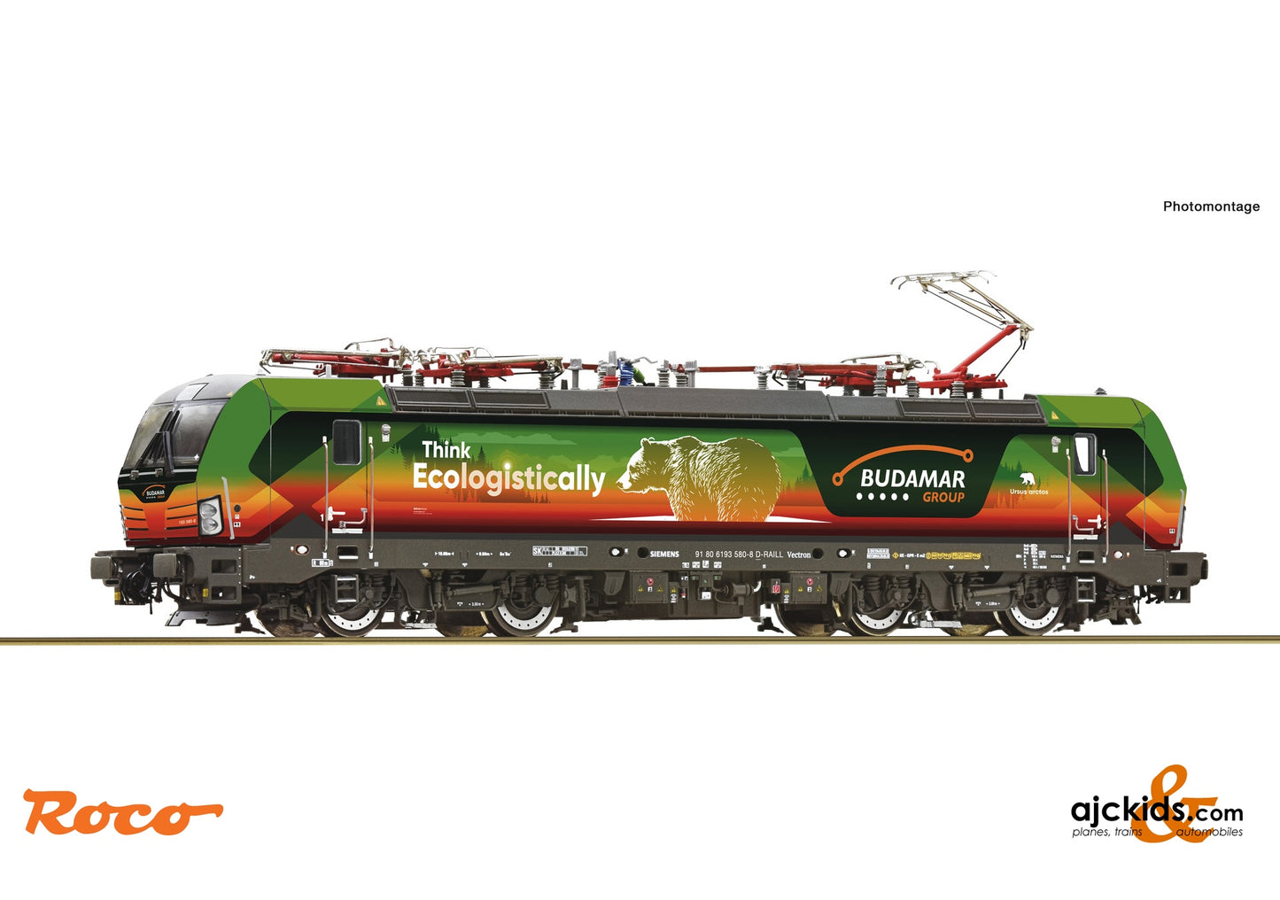 Roco 7500063 - Electric Locomotive 193 8 07-5, Budamar, EAN: 9005033067120