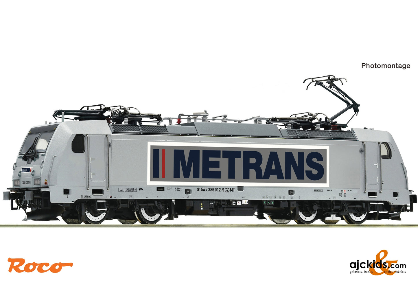 Roco 7510016 - Electric Locomotive 386 0 12-9, Metrans, EAN: 9005033061791