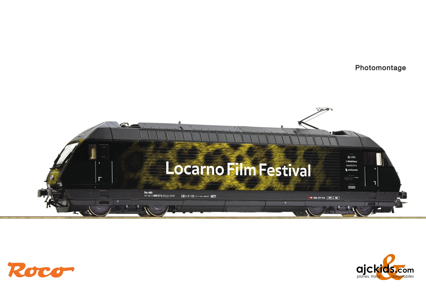 Roco 7520020 - Electric locomotive Re 460 072-2, SBB at Ajckids.com