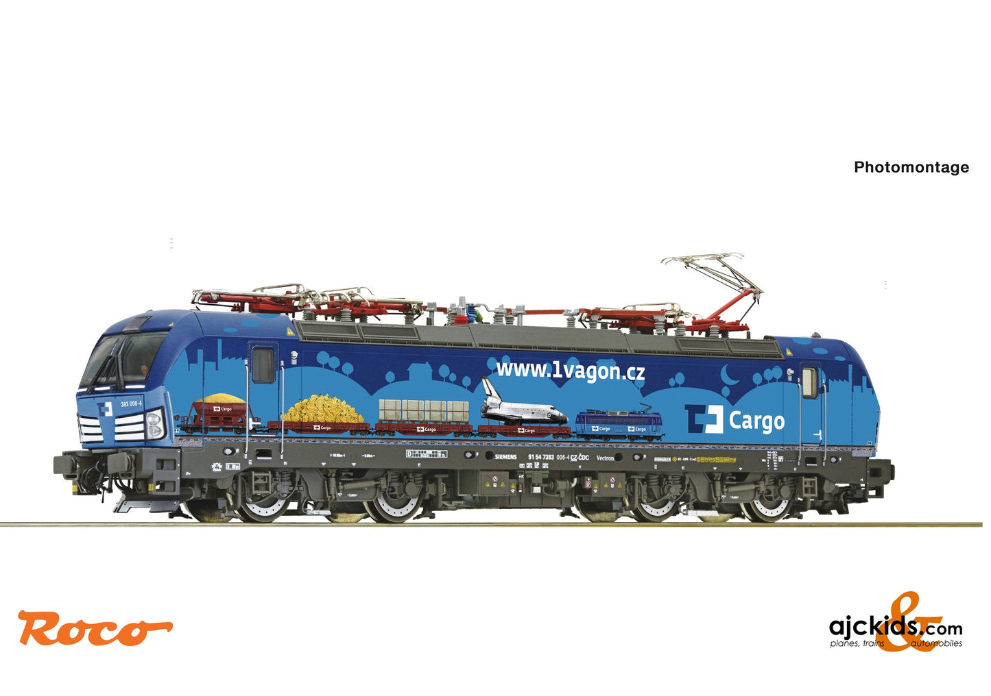 Roco 7520041 - Electric Locomotive BR 383 CD AC- (Sound), EAN: 9005033064563