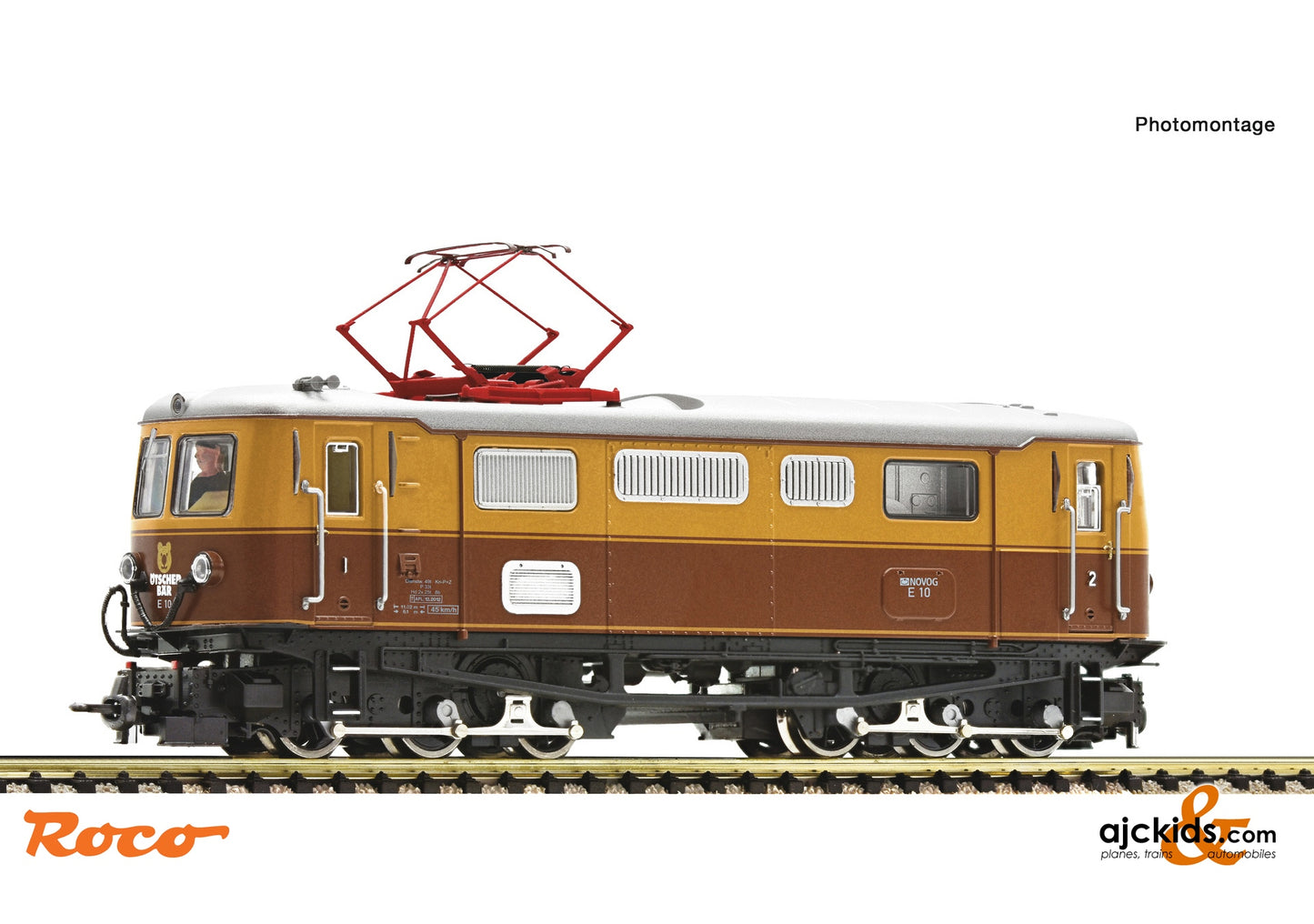 Roco 7550002 - Electric Locomotive E10 Ötscherbär, NÖVOG, EAN: 9005033065232