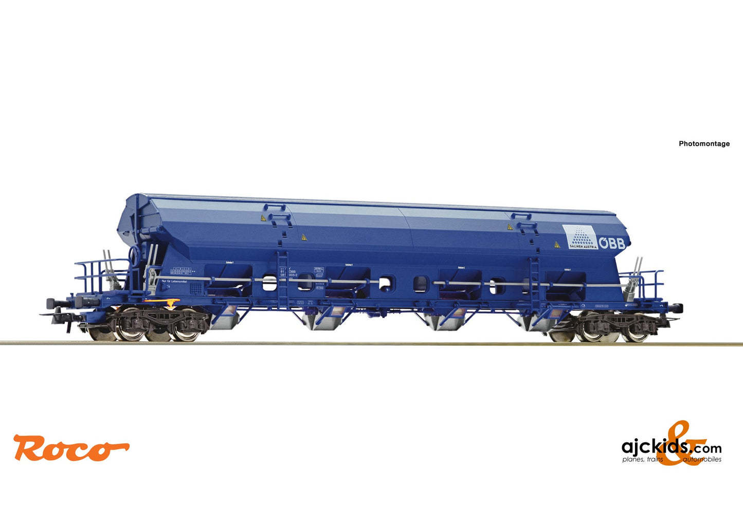 Roco 76400 -Swing-roof wagon, Railroad_ÖBB - Austrian Railways, Country_Austria