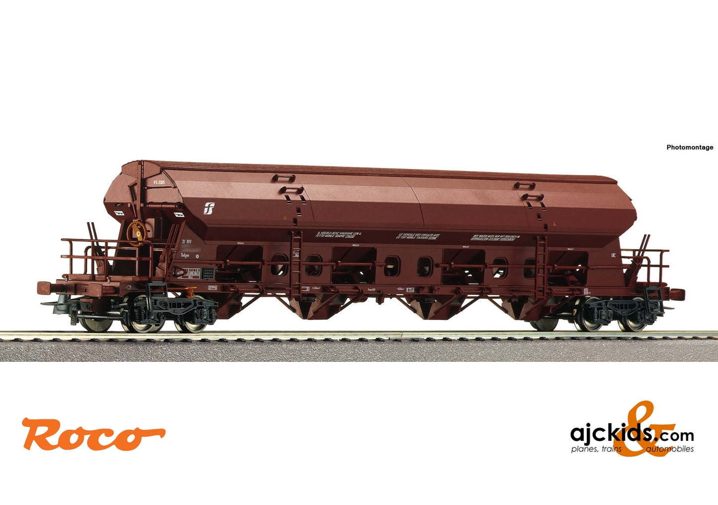 Roco 76407 - Swing roof wagon