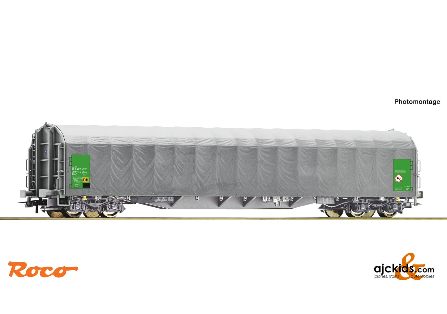 Roco 76469 -Sliding tarpaulin wagon, AAE