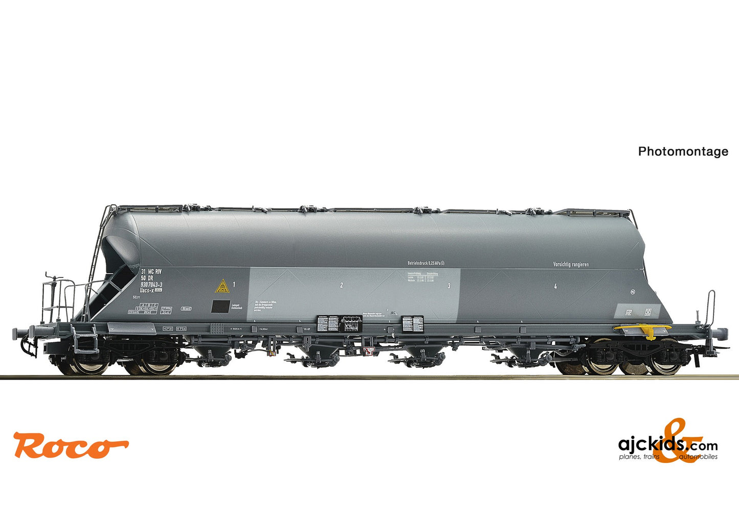 Roco 76708 -Dust silo wagon, DR