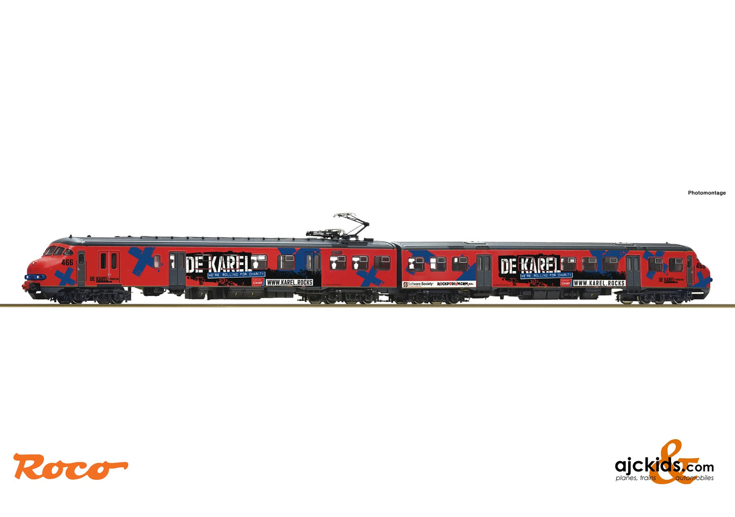 Roco 7700009 - Electric multiple unit Pl an V 466, Karel, EAN: 9005033066260
