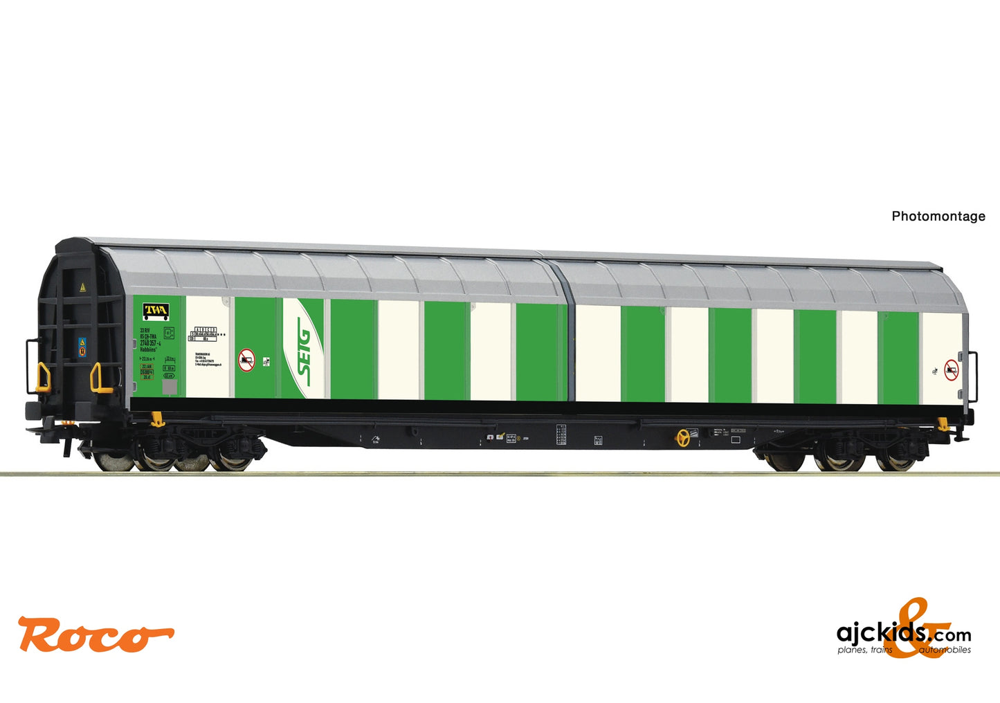 Roco 77131 - Sliding-wall wagon, SETG at Ajckids.com