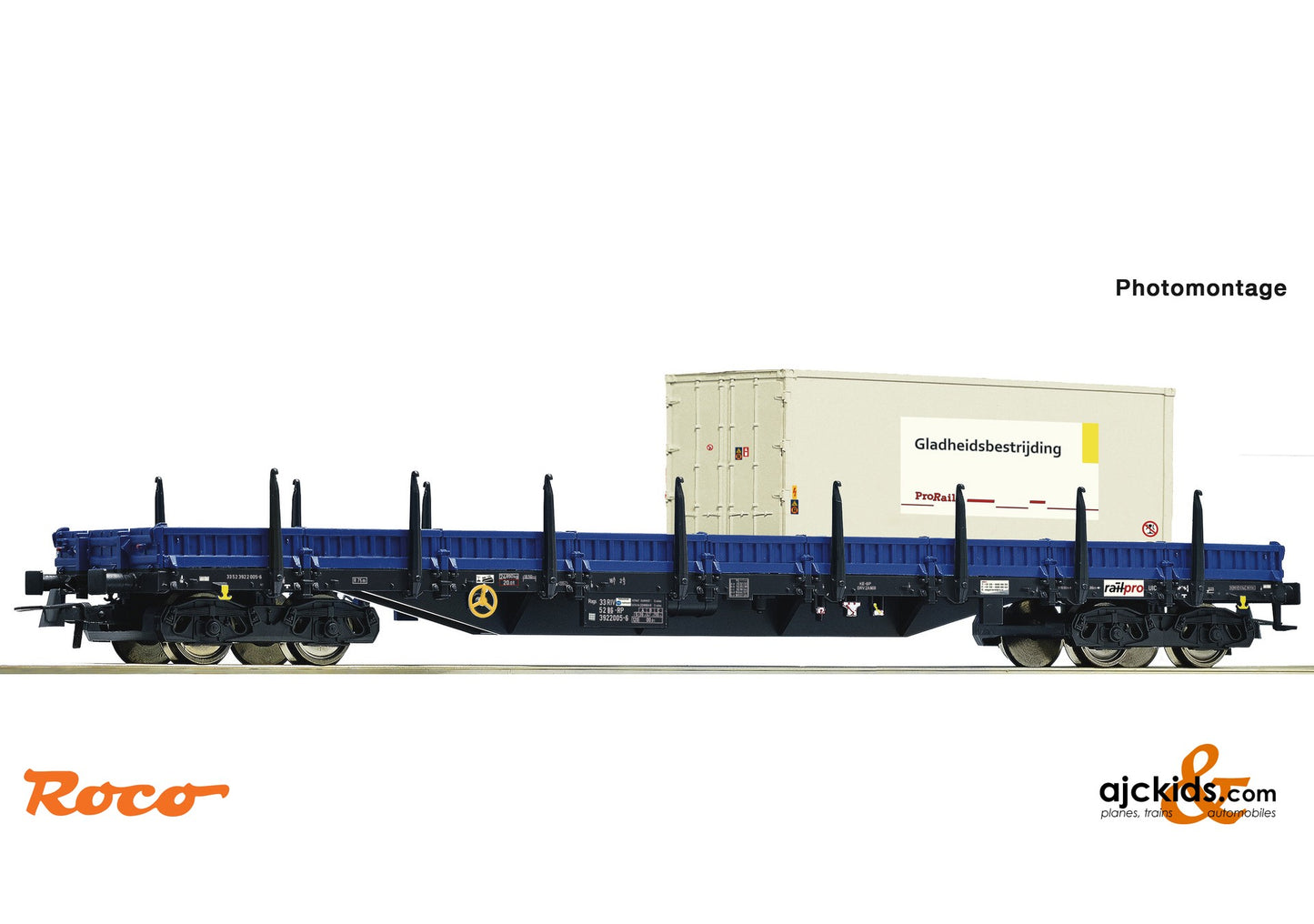 Roco 77686 -Stake wagon, ProRail