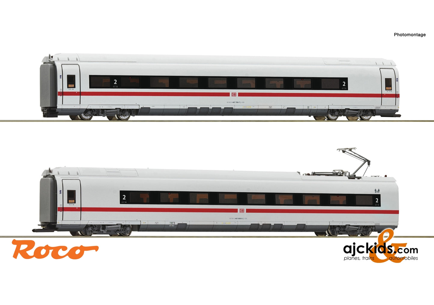 Roco 78097 - 2 piece set: Intermediate coaches class 407