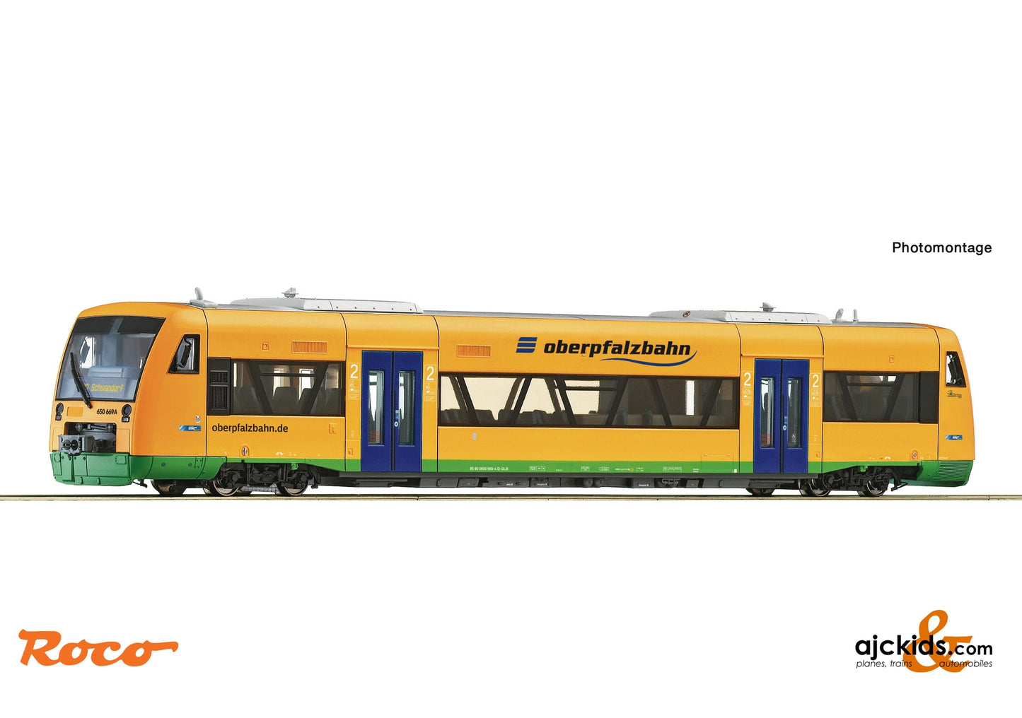 Roco 78194 - Diesel railcar 650 669-4, Oberpfalzbahn at Ajckids.com