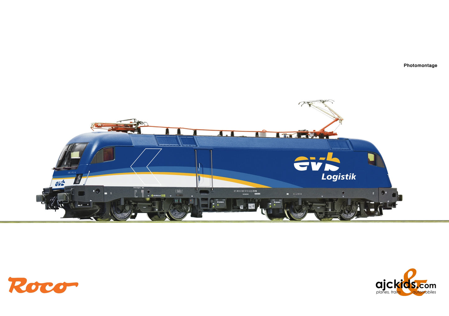 Roco 78525 - Electric locomotive 182 911-8 EVB at Ajckids.com