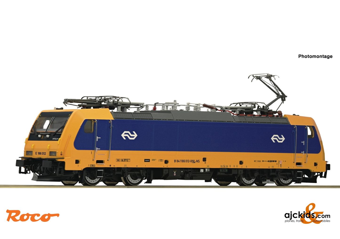 Roco 78654 - Electric locomotive E 186 012, NS at Ajckids.com