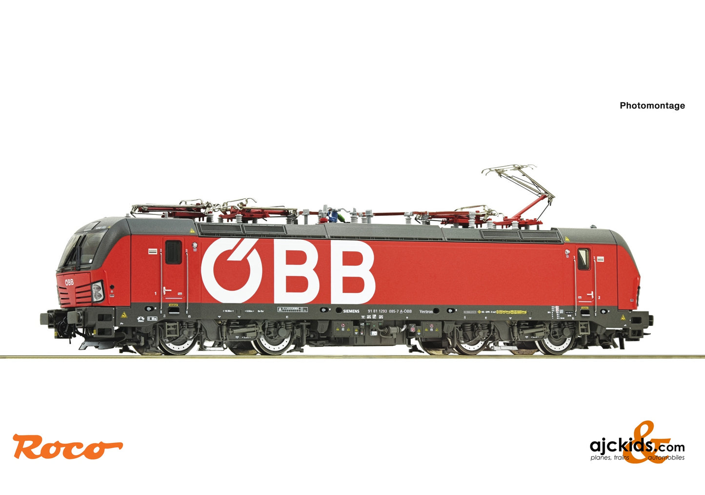 Roco 78722 - Electric locomotive 1293 085-7 ÖBB at Ajckids.com
