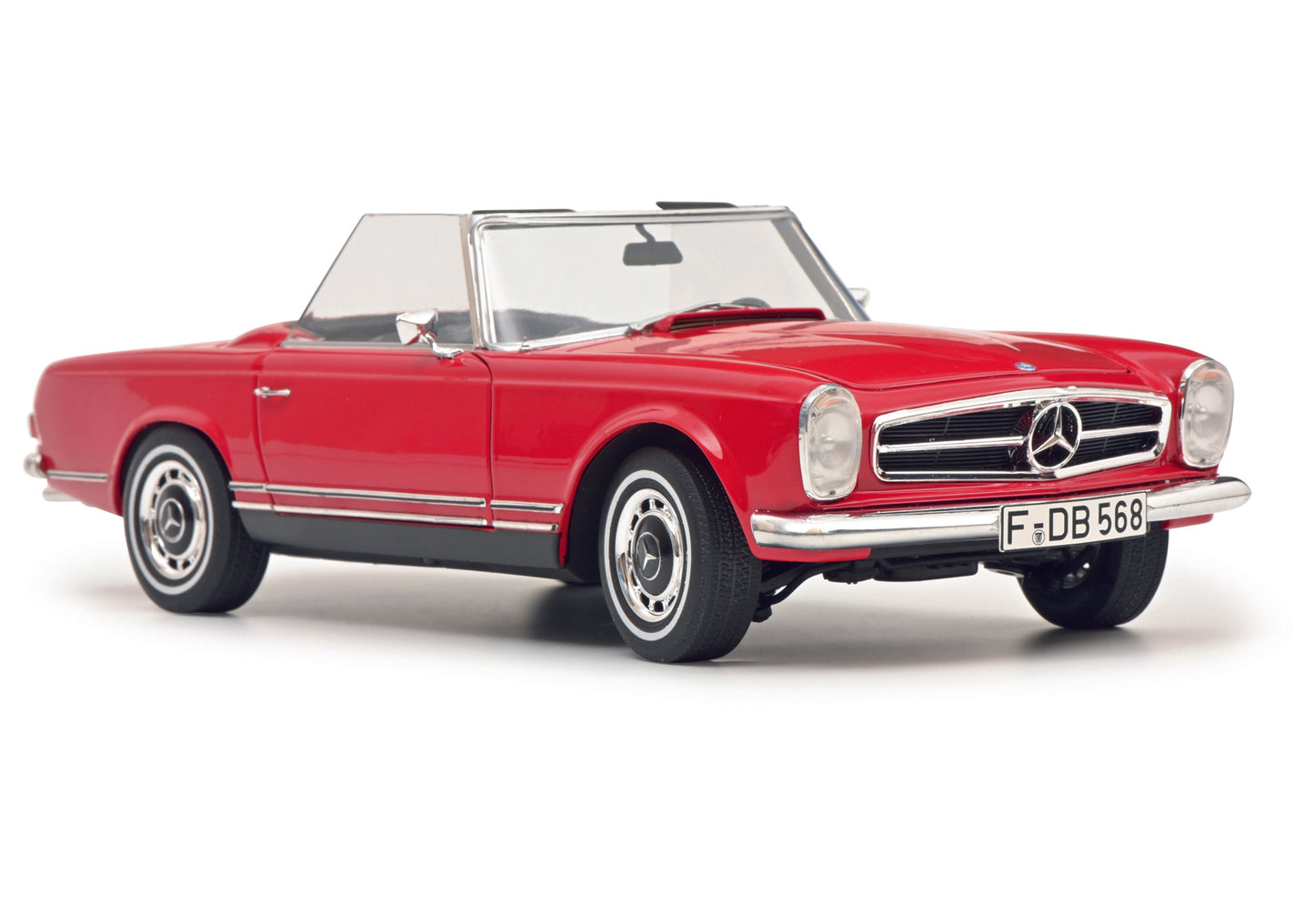 Schuco 450035900 - MB 280 SL red/schwarz 1:18 EAN: 4007864055166, at Ajckids.com, authorized Schuco dealer for the USA.