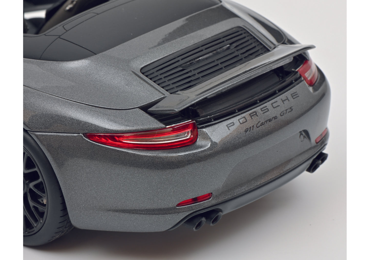 Schuco 450039800 - Porsche GTS Cabrio grau 1:18 EAN: 4007864057924, at Ajckids.com, authorized Schuco dealer for the USA.