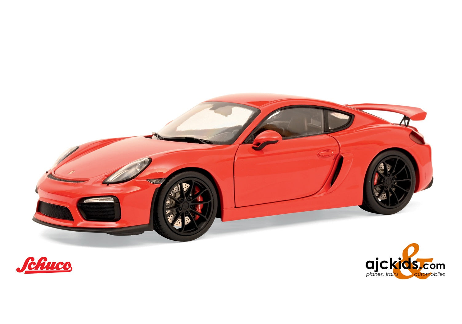 Schuco 450040300 Porsche Cayman GT4 red 1:18 – Ajckids