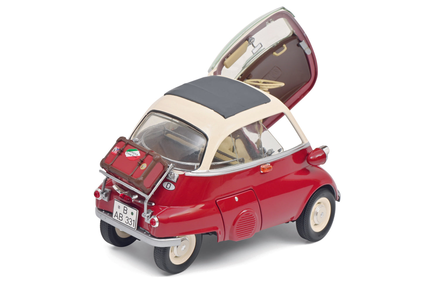 Schuco 450040900 - BMW Isetta REISEZEIT 1:18 EAN: 4007864064229, at Ajckids.com, authorized Schuco dealer for the USA.