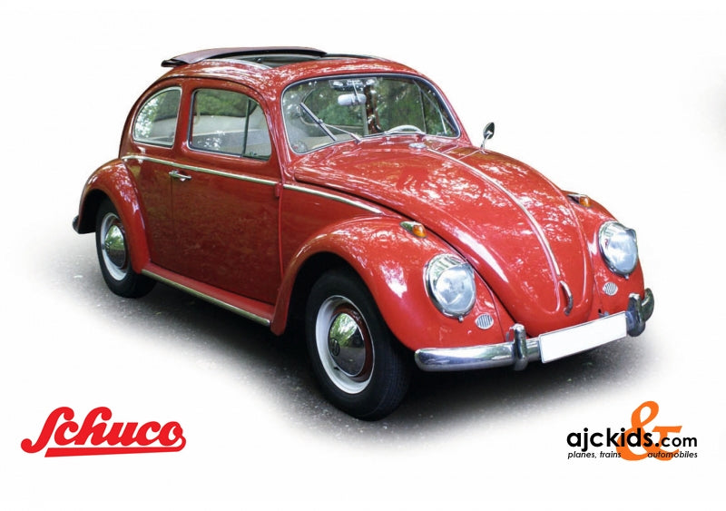 Schuco 450043300 VW Beetle Faltdach, red 1:18 – Ajckids