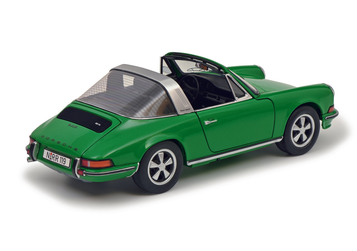 Schuco 450047100 - Porsche 911 S Targa gr. 1:18 EAN: 4007864058556, at Ajckids.com, authorized Schuco dealer for the USA.