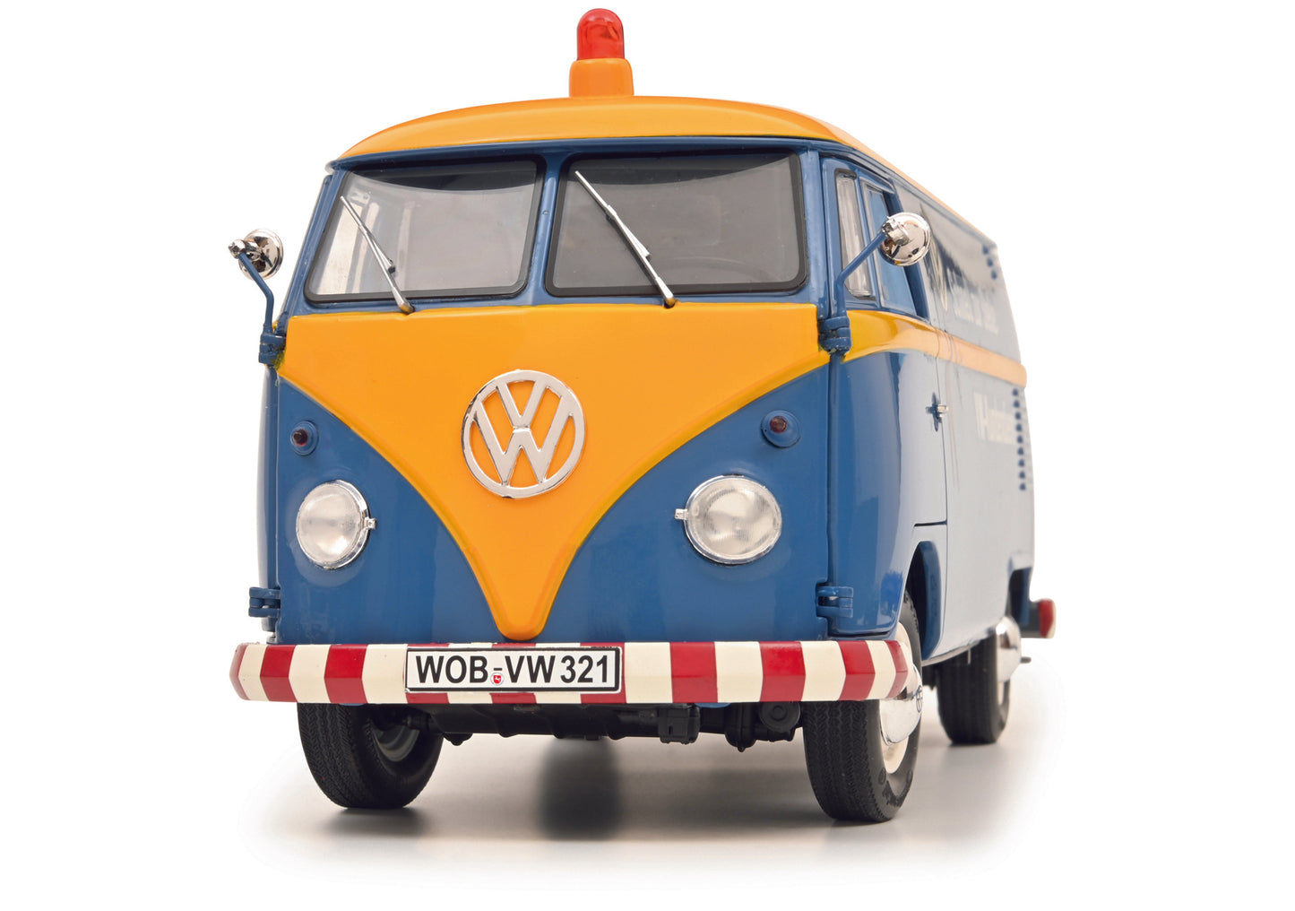 Schuco 450048400 - VW T1 Kasten VW SERVICE 1:18 EAN: 4007864060276, at Ajckids.com, authorized Schuco dealer for the USA.