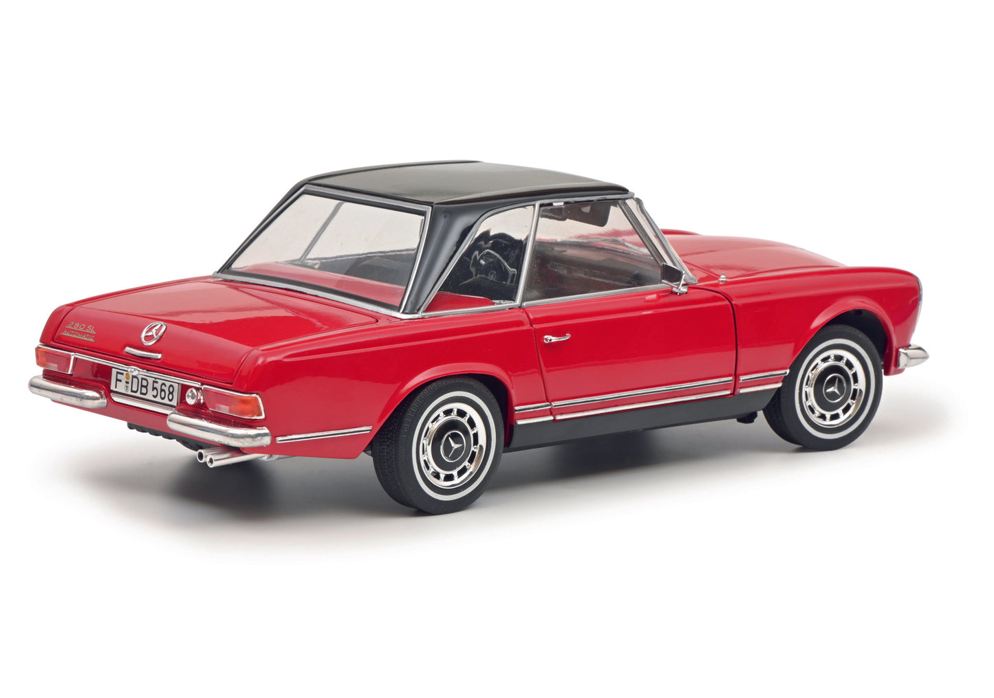 Schuco 450051900 - MB 280SL red 1:8 EAN: 4007864057184, at Ajckids.com, authorized Schuco dealer for the USA.